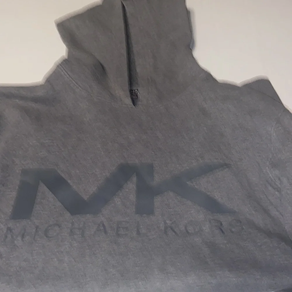 Michael Kors gray hooded sweatshirt size M